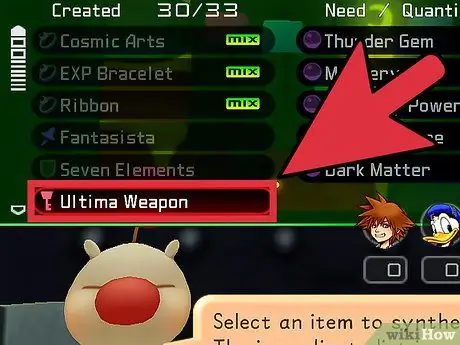 Make the Ultima Weapon in Kingdom Hearts 1 Step 9