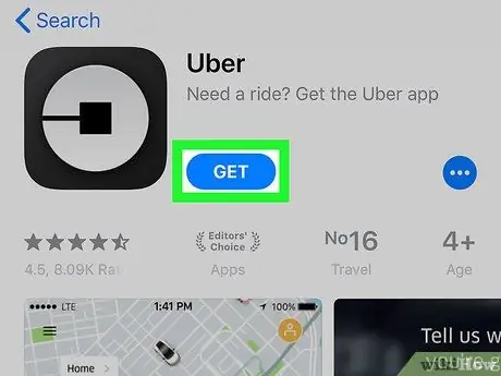 Prenesite aplikacijo Uber 5. korak