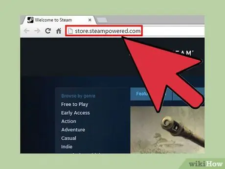 قم بتثبيت Steam Step 1