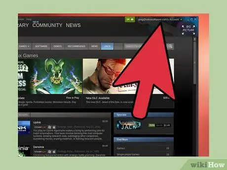 Įdiekite „Steam“25 veiksmą