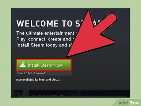 Instalējiet Steam 3. darbību