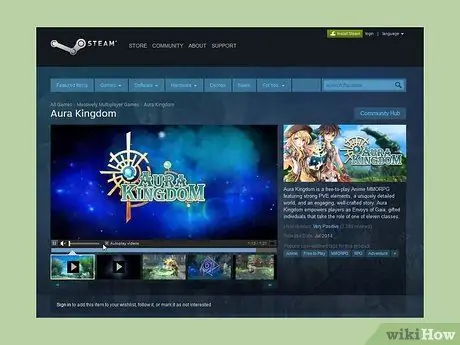 Įdiekite „Steam“35 veiksmą