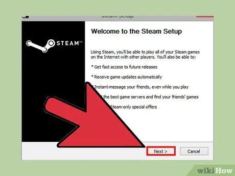 Installer Steam trinn 4