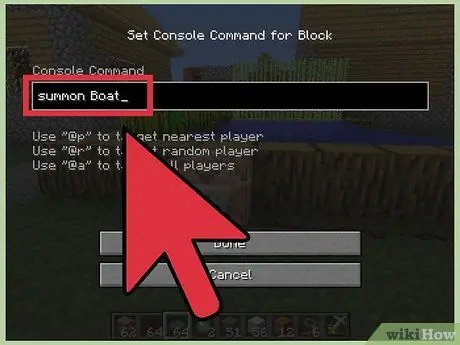 Minecraft Adım 13'te Komut Bloklarını Kullanın