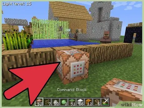 Brug kommandoblokke i Minecraft Trin 6