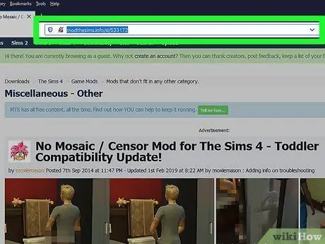 Hacer Sims sin censura Paso 1