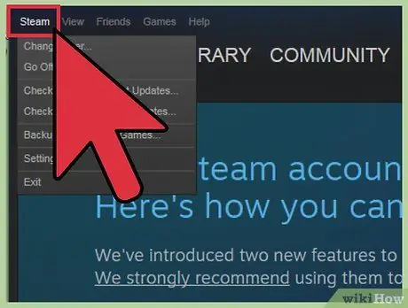 راه اندازی مجدد Steam مرحله 1