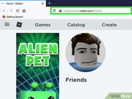 Faça um grupo no ROBLOX, passo 1