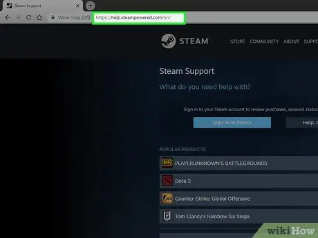 Obratite se Steam podršci Korak 8