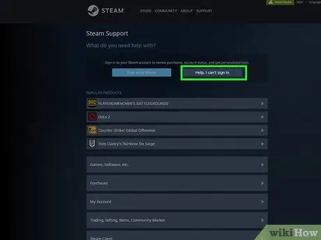 Kontaktujte podporu služby Steam Krok 9