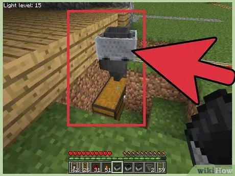 Craft a Hopper in Minecraft Step 12