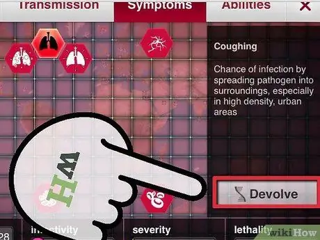 Porazte brutální režim s parazity v Plague Inc. Krok 7