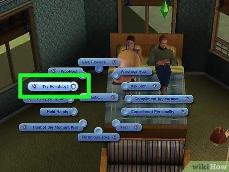 Teenage Sims zwanger maken zonder mods in de Sims 3 Stap 5