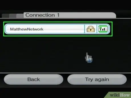 Connect the Nintendo Wii to Wi–Fi Step 8