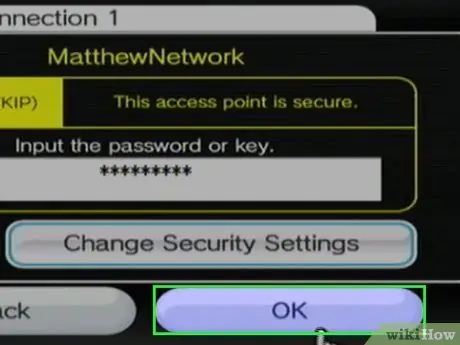 Connect the Nintendo Wii to Wi–Fi Step 9