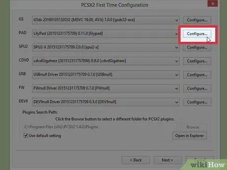 Configura i controlli su un emulatore PlayStation PCSX2 Passaggio 5