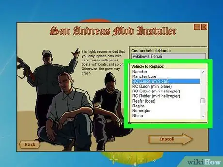 Telepítse az autó modokat a Grand Theft Auto San Andreas -ba 14. lépés