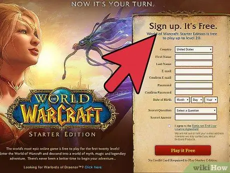 Ottieni World of Warcraft gratuitamente Passaggio 2