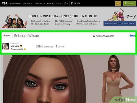 Descărcați conținut personalizat pe Sims 4 Pasul 3