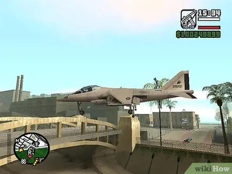 Leťte Hydra Jet v San Andreas, krok 15