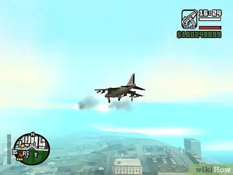 Leťte Hydra Jet v San Andreas, krok 16