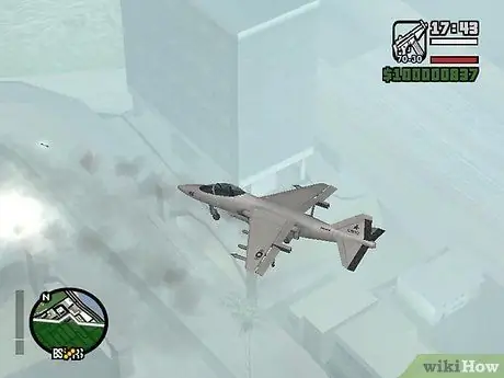 Leťte Hydra Jet v San Andreas, krok 17