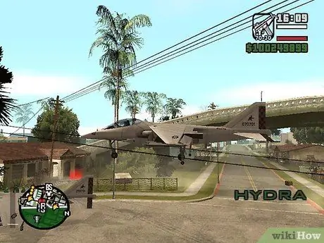 Flyv en Hydra Jet i San Andreas Trin 3