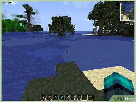 Keresse meg a nyerget a Minecraft 15. lépésében