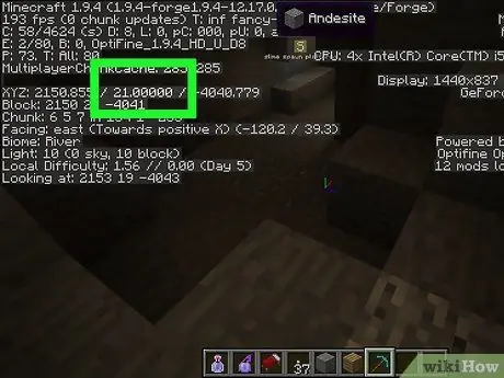 Etsi kultaa Minecraftista Vaihe 3