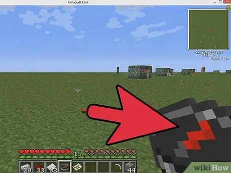 Ua Compass hauv Minecraft Kauj Ruam 2