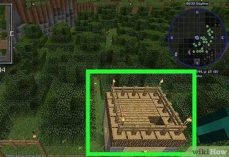 Šķirnes ciema iedzīvotāji Minecraft 19. solis