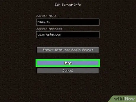 Treten Sie einem Minecraft-Server bei Schritt 9