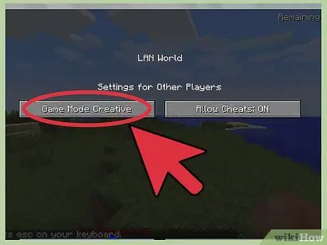 Stop Flying in Minecraft Step 1