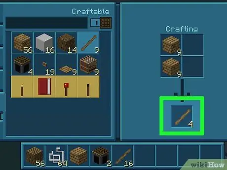 Buat Pancing di Minecraft Langkah 11