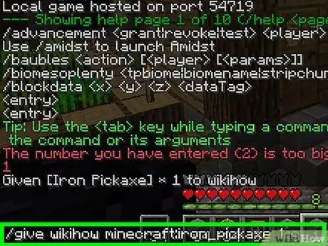 Menipu dalam Minecraft Langkah 5