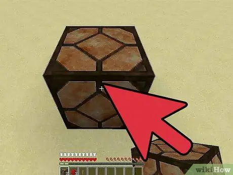 Padarykite „Redstone“lempą „Minecraft“6 veiksme