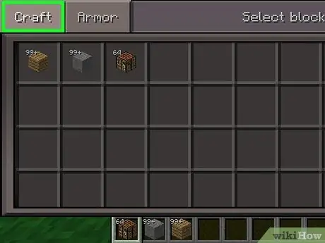 Minecraft Step 10. में क्राफ्ट आइटम