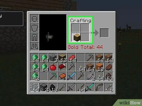 Fabriquer des objets dans Minecraft Étape 2