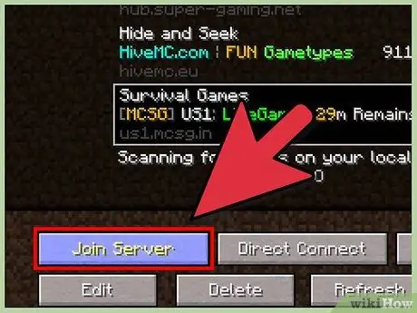 Minecraft Adım 8'de Mineplex Sunucusuna Bağlanın