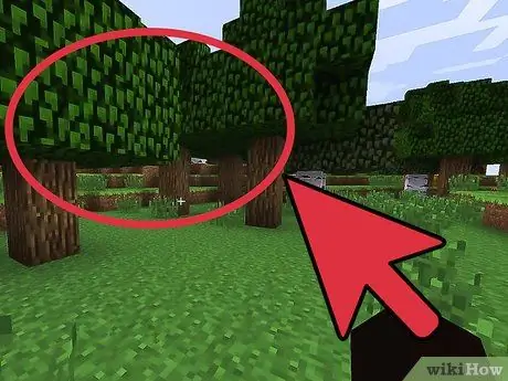 Buat Jadual Kerajinan di Minecraft Langkah 1