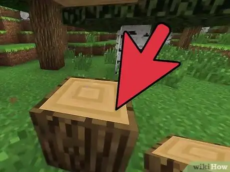 Erstellen Sie einen Handwerkstisch in Minecraft Schritt 2