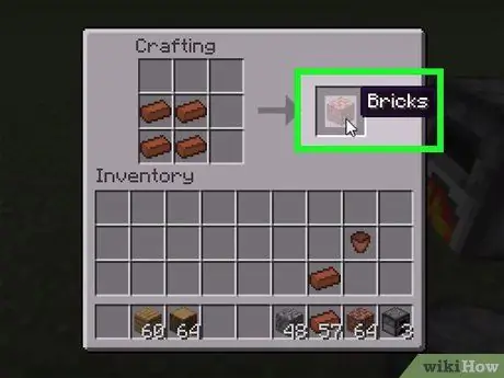 Výroba tehál v Minecrafte, krok 10