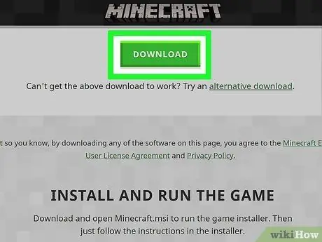 Download Minecraft Stap 8