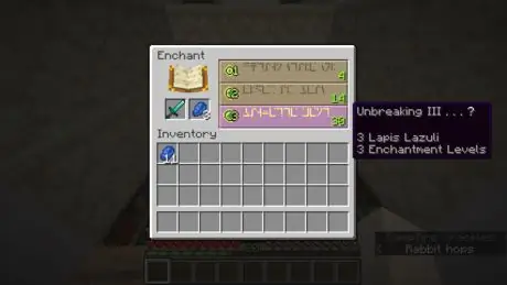 Ua Ib Cov Lus Enchantment hauv Minecraft Kauj Ruam 11