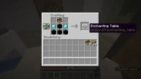 Créez une table d'enchantement dans Minecraft Step 5