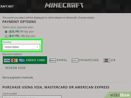 Ottieni Minecraft Realms Passaggio 25