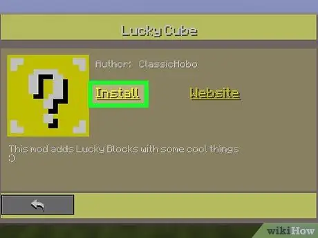 Instalējiet Minecraft Mods 27. darbību