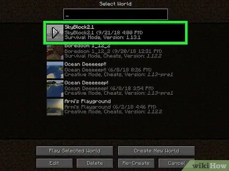 بازی SkyBlock را در Minecraft مرحله 7 انجام دهید