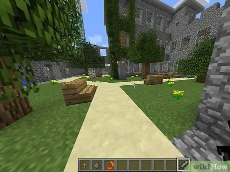 Ua Tsev fuabtais hauv Minecraft Kauj Ruam 10