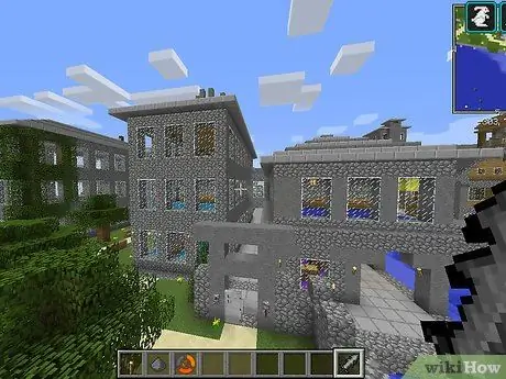 Maak 'n kasteel in Minecraft Stap 4